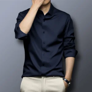 Navy Blue Shirt (Micro Spandex)